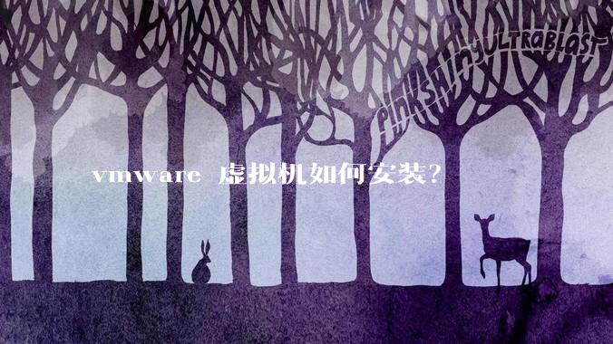vmware 虚拟机如何安装？