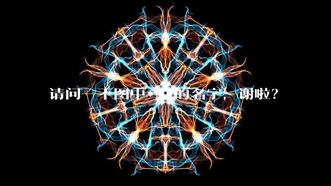 请问一下图中***的名字，谢啦？