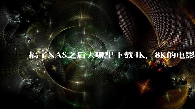 搞了NAS之后去哪里下载4K，8K的电影？