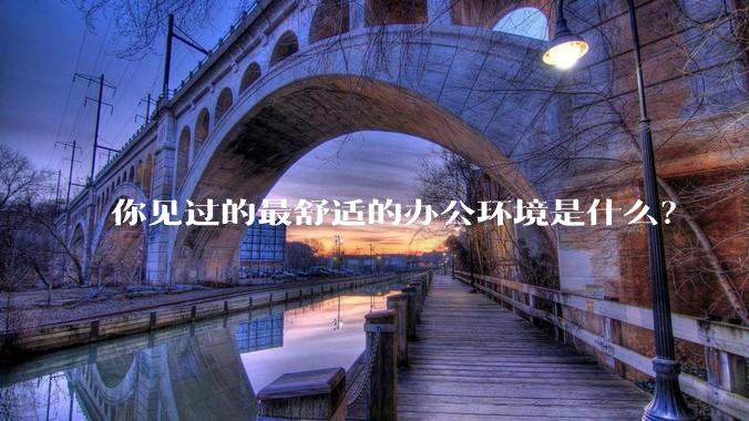 你见过的最舒适的办公环境是什么？