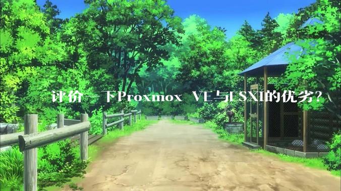 评价一下Proxmox VE与ESXi的优劣？