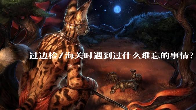 过边检/海关时遇到过什么难忘的事情？